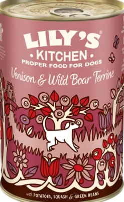 Lily's Kitchen Venison and Wild Boar Terrine märkäruoka, 400 g-Lilyu0027s Kitchen Outlet