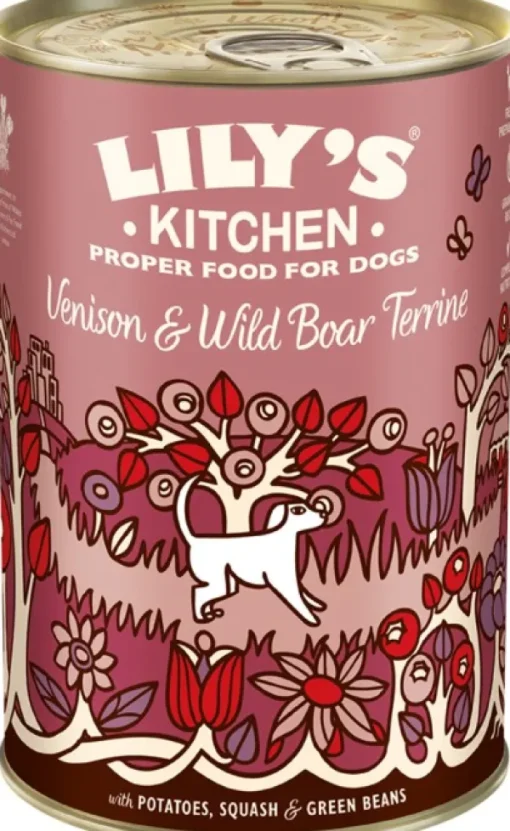 Lily's Kitchen Venison and Wild Boar Terrine märkäruoka, 400 g-Lilyu0027s Kitchen Outlet