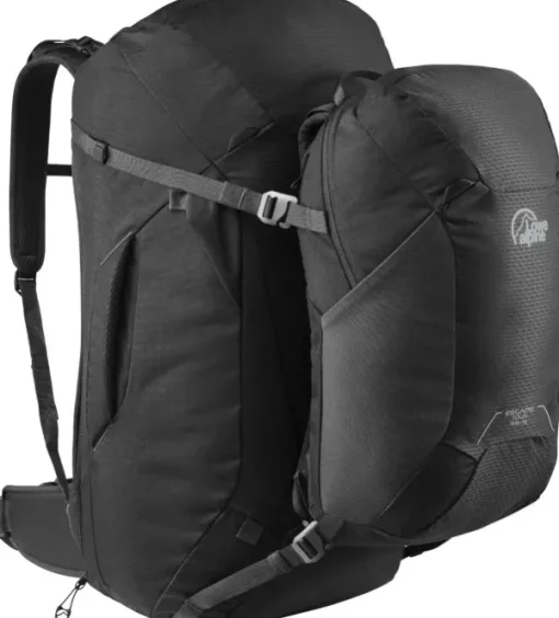 Lowe Alpine Mens Escape Tour 55+15 rinkka, musta Fashion