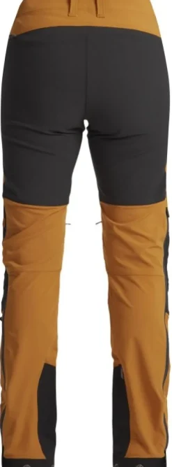 Askro Pro Pant naisten housut, Gold/Charcoal-Lundhags Online