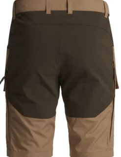 Authentic II Shorts ulkoilushortsit, ruskea/maastonvihreä-Lundhags Clearance