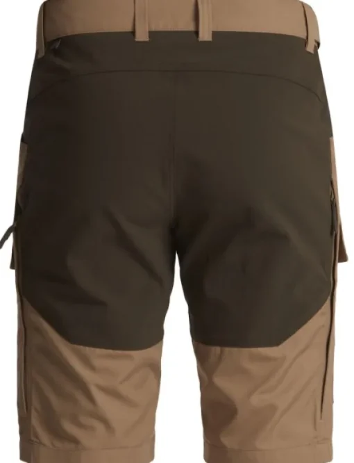 Authentic II Shorts ulkoilushortsit, ruskea/maastonvihreä-Lundhags Clearance