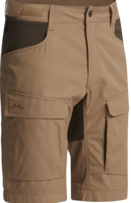 Authentic II Shorts ulkoilushortsit, ruskea/maastonvihreä-Lundhags Clearance