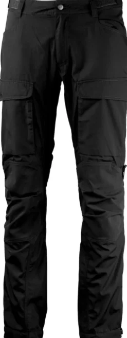 Lundhags Authentic II -ulkoiluhousut, pidempi malli tummanharmaa New
