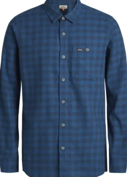 Ekren LS Shirt kauluspaita, Light Navy-Lundhags Best