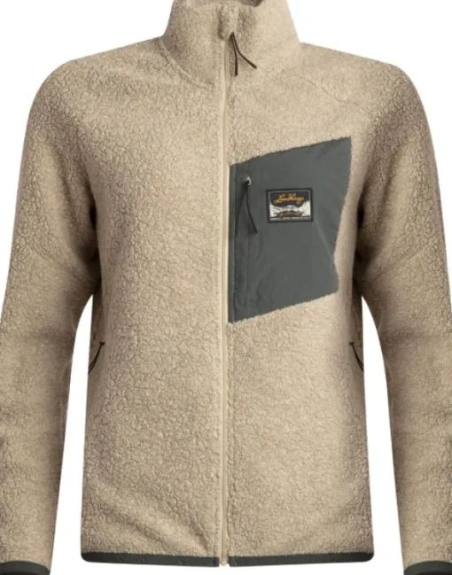 Lundhags Flok Wool naisten fleecetakki, beige Clearance