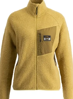 Flok Wool Pile naisten takki, Straw-Lundhags Sale