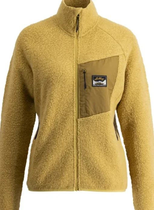 Flok Wool Pile naisten takki, Straw-Lundhags Sale