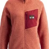 Flok Wool Pile naisten takki, Pink Rouge-Lundhags Online