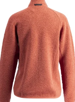 Flok Wool Pile naisten takki, Pink Rouge-Lundhags Online
