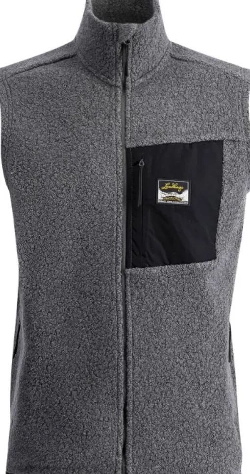 Flok Wool Pile Vest liivi, Granite-Lundhags Outlet