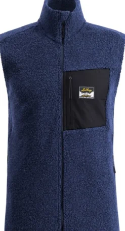 Flok Wool Pile Vest liivi, Light Navy-Lundhags Clearance