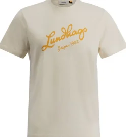 Lundhags Järpen Logo T-shirt t-paita, Chalk White Hot