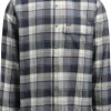 Järpen Plaid Flannel Shirt Unisex paita, Dark Sky blue-Lundhags Discount