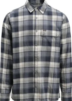 Järpen Plaid Flannel Shirt Unisex paita, Dark Sky blue-Lundhags Discount