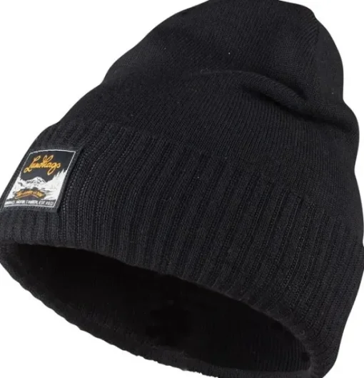 Knak Beanie Unisex pipo, musta-Lundhags Best