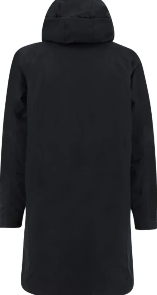 Knak Pile Parka parkatakki, musta-Lundhags New