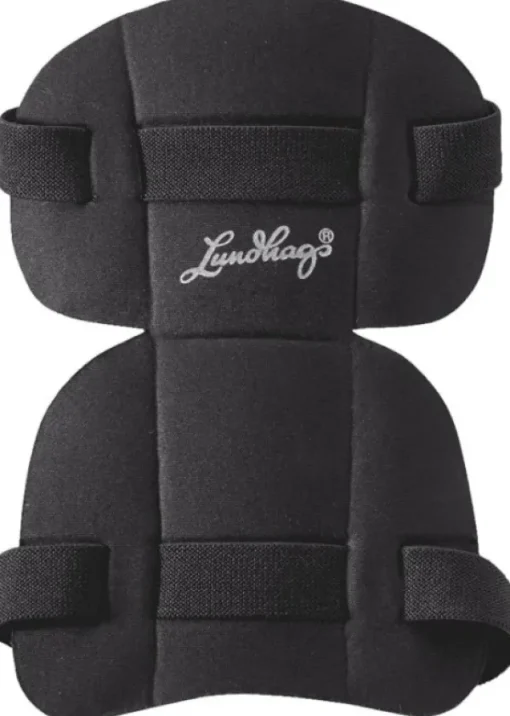 Knee Pads Black Unisex polvisuoja, musta-Lundhags New