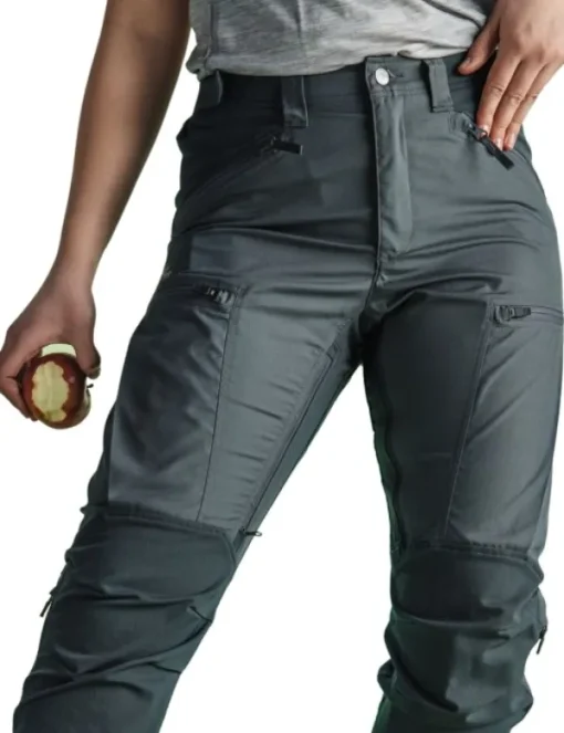 Lundhags Makke High Waist Curved Pant naisten ulkoiluhousut, musta Discount
