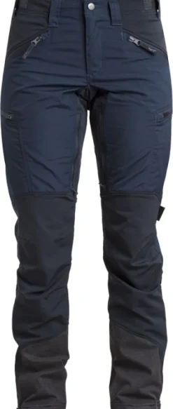 Lundhags Makke Pant naisten vaellushousut, Light Navy/Deep Blue Hot