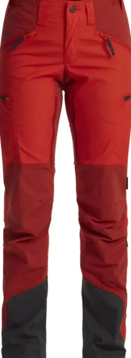 Lundhags Makke Pant naisten vaellushousut, Lively Red/Mellow Red New