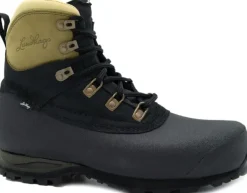 Padje Light Trekking Boot Mid vaelluskengät, Black/Olive-Lundhags Clearance