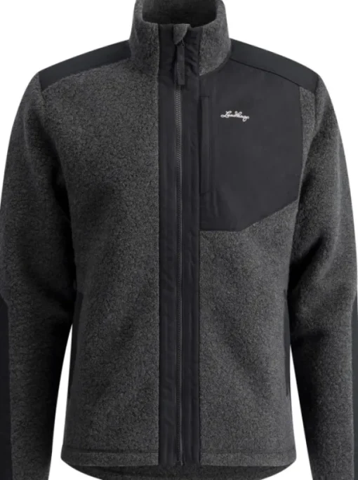 Lundhags Saruk Wool Pile Mid Full Zip fleecetakki, Charcoal New
