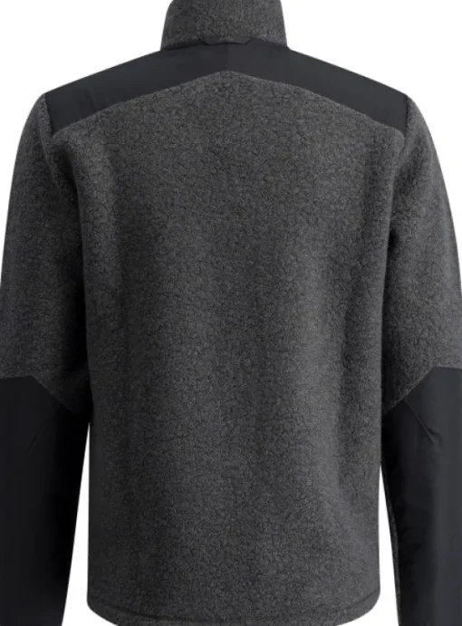 Lundhags Saruk Wool Pile Mid Full Zip fleecetakki, Charcoal New