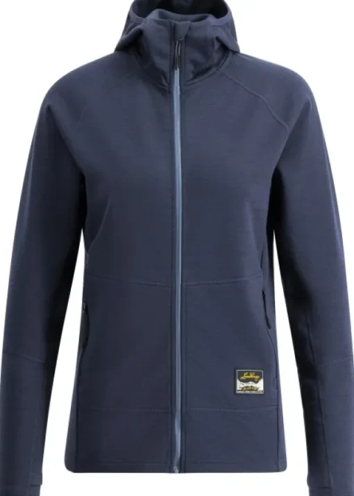 Tived Merino Hoodie naisten huppari, Deep Blue-Lundhags Discount