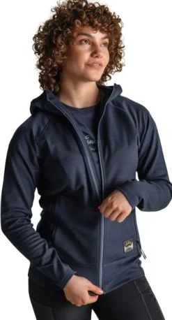 Tived Merino Hoodie naisten huppari, Deep Blue-Lundhags Discount