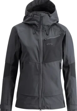 Lundhags Tived Stretch Hybrid Jacket naisten takki, Granite/Charcoal Sale