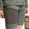 Lundhags Tived Zip-off Pant naisten katkolahjehousut, Aloe Green/Forest Green Online
