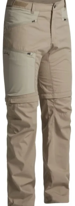 Tived Zip-off Pant katkolahjehousut, vaaleanruskea-Lundhags Clearance