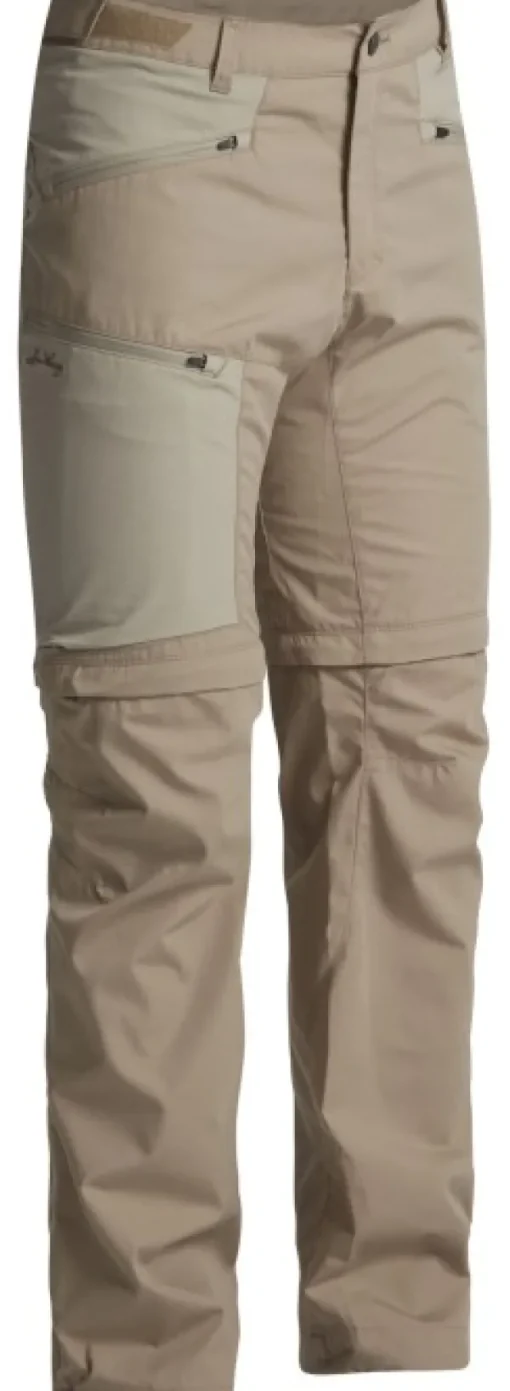 Tived Zip-off Pant katkolahjehousut, vaaleanruskea-Lundhags Clearance