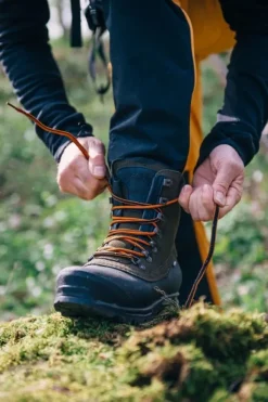 Lundhags Tjakke Mid Unisex retkeilykengät, ruskea/musta Hot