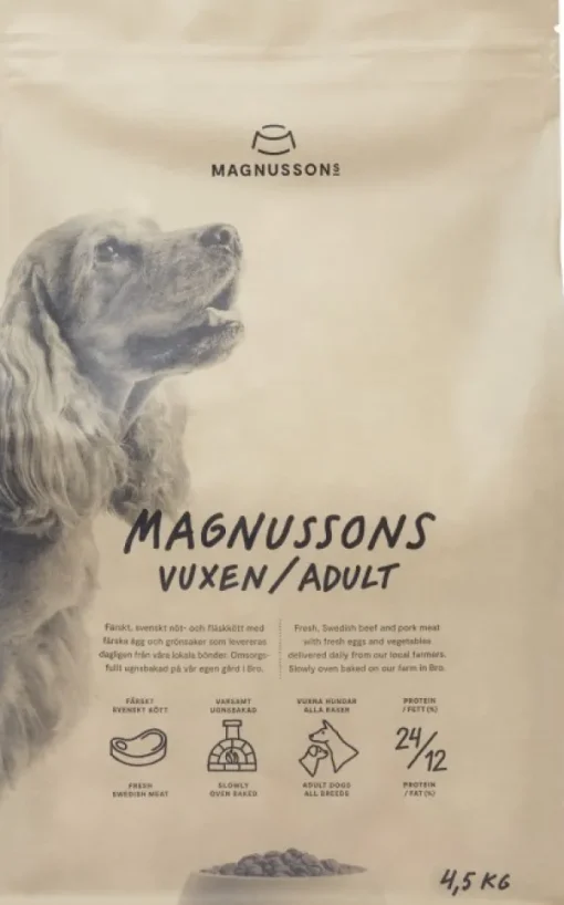 Magnusson Täysikasvuisille Koirille 4,5 kg-Magnusson Petfood Hot