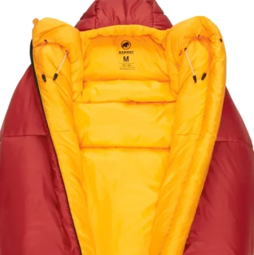 Comfort synteettinen naisten makuupussi -18 °C, punainen-Mammut Sale