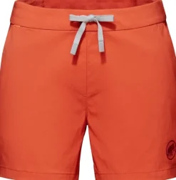 Hueco Shorts Women naisten kiipeilyshortsit, oranssipunainen-Mammut Fashion