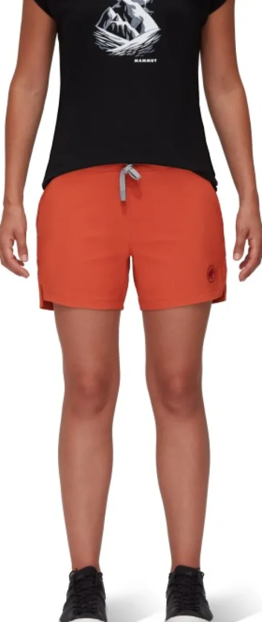 Hueco Shorts Women naisten kiipeilyshortsit, oranssipunainen-Mammut Fashion