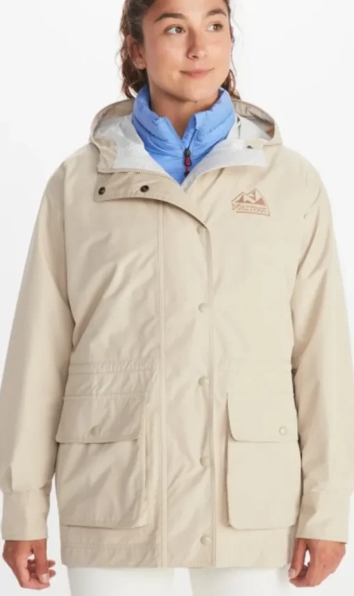 78 All-Weather Parka naisten parkatakki, vaaleabeige-Marmot Clearance