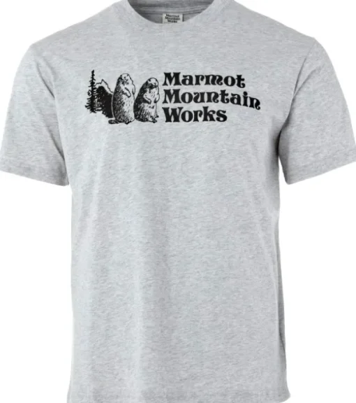 Marmot Men's MMW Tee SS Light Grey Heather Outlet