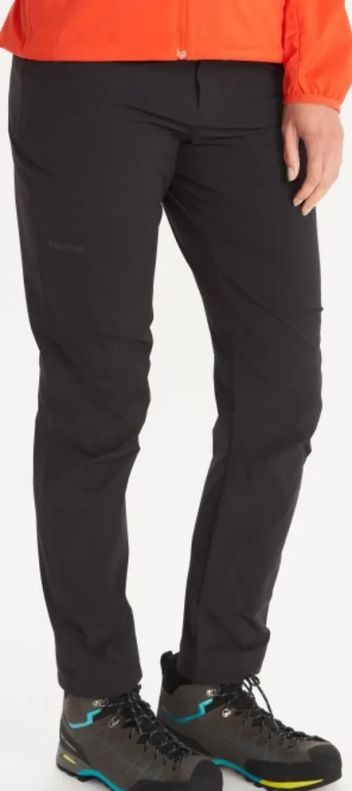 Mountain Active Pant naisten ulkoiluhousut, musta-Marmot Hot