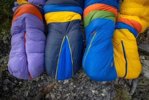 Ouray Long -naisten untuvamakuupussi, Arctic Navy/Dark Azure-Marmot Discount