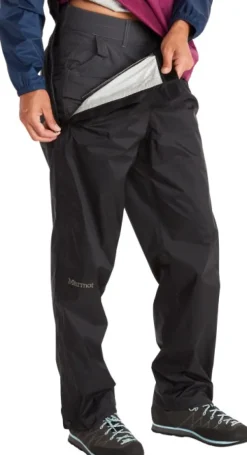 PreCip Eco Full Zip Pant naisten housut, Black-Marmot Best