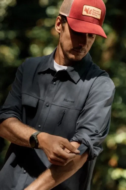 Retro Trucker Hat Sandbar/Vetiver-Marmot Best