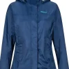 W's PreCip Eco -sadetakki naisille, sininen-Marmot New