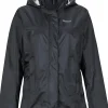 W's PreCip Eco -sadetakki naisille, musta-Marmot Clearance