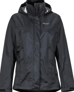 W's PreCip Eco -sadetakki naisille, musta-Marmot Clearance