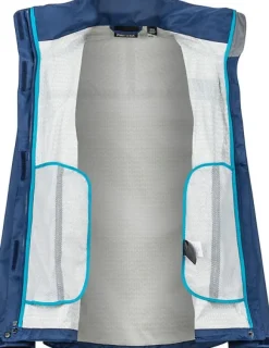 W's PreCip Eco -sadetakki naisille, sininen-Marmot New