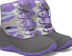 Kids Outback Snow Boot lasten talvikenkä, violetti/hopea-Merrell Best